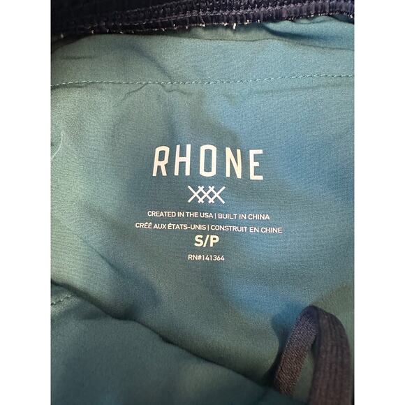 Rhone Shorts Mens S Blue Green Unlined Athletic Workout Crossfit Outdoor Run B1 - Picture 4 of 7